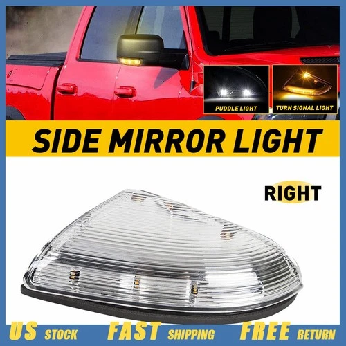 For 09-14 Dodge Ram 1500 2500 Passenger Mirror Turn Signal Puddle Light Lamp EXV