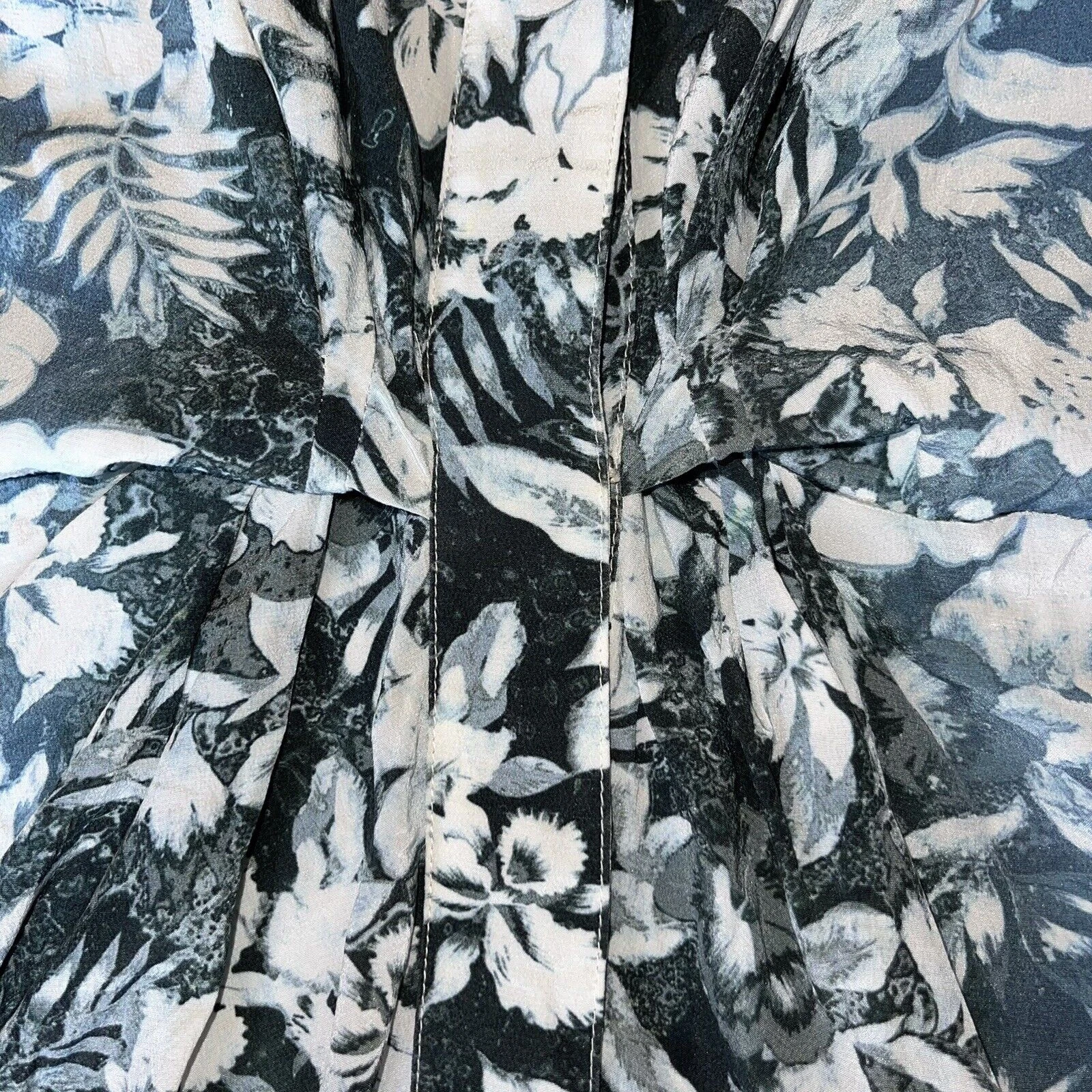 Abito Camicia Alexander Wang 0 Seta Floreale Senza Maniche Collo Bottoni Couture