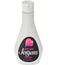 Vintage Jergens Dry Skin Lotion 10 oz New Old Stock 80s USA Made Movie Tv Prop