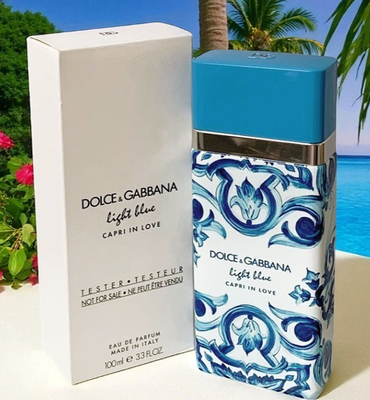 Dolce and Gabbana Men's Light Blue Capri In Love EDP Spray