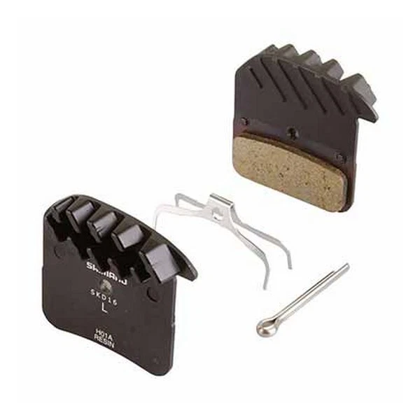 coppia pastiglie in resina d03s-rx per freni a 4 pistoni xt / deore
