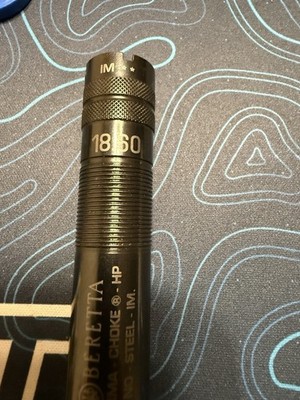 BERETTA Optima-Choke HP Black Edition 20mm Extended 12 Ga Choke Tube imp mod