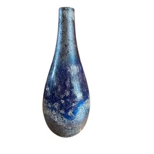 Decorative Vase Purple / Silver