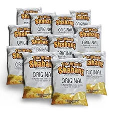 The Whole Shabang Potato Chips by Moon Lodge 1.5 Oz | Original | Pack of 12