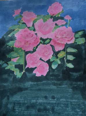 Blumen in Marker Stifte