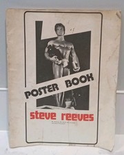 STEVE REEVES LARGE POSTER BOOK MR UNIVERSE HERCULES ACTOR BODYBUILDING PHOTOS