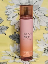 NEW Bath  Body Works Fresh Musk Fine Fragrance Body Mist Spray, 8 fl oz