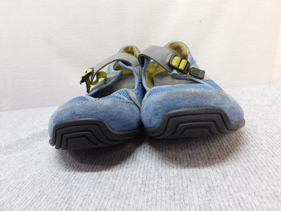Zapatos Ahnu Mary Jane para mujer talla 10 azul gris malla gamuza caminar planos cómodos Foto 2 de 4