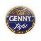 Vintage GENNY Light Beer Sign 21"   man cave Bar~~ Gensee  valley~ metal Sign