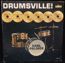 EARL PALMER 1961 VINYL ALBUM: "DRUMSVILLE!" EARL PALMER 1961 VINYL ALBUM: "DRUMSVILLE!"