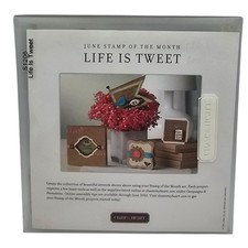 Life Is Tweet S1206 CTMH USED Stamp Set spring bird anniversary birthday flower