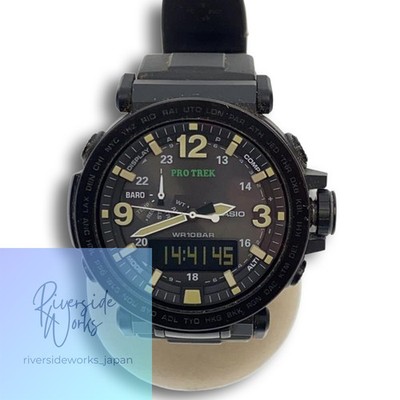 CASIO Solar PROTREK Watch Digi-Ana Black