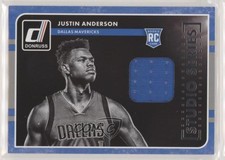 2015-16 Panini Donruss Studio Series Rookie Jerseys Justin Anderson #20 2r5
