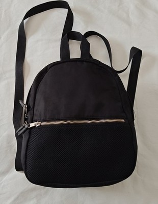 Madden Girl Black Nylon Backpack With Zippered Compartments & Adjustable Straps Madden Girl Nylon Backpack with Lunch Bag | Shoe Carnival main image 3
