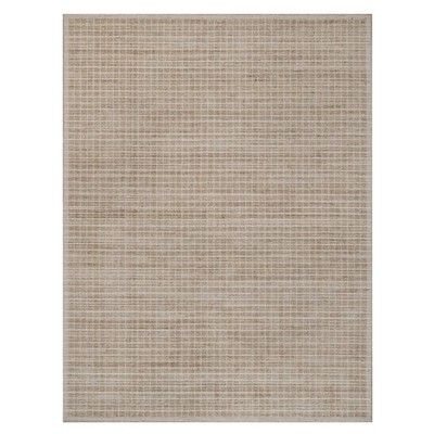 9'x12' Brown Modern Plain Decor Box Design Soft Wool Loomed Knotted Rug R91708