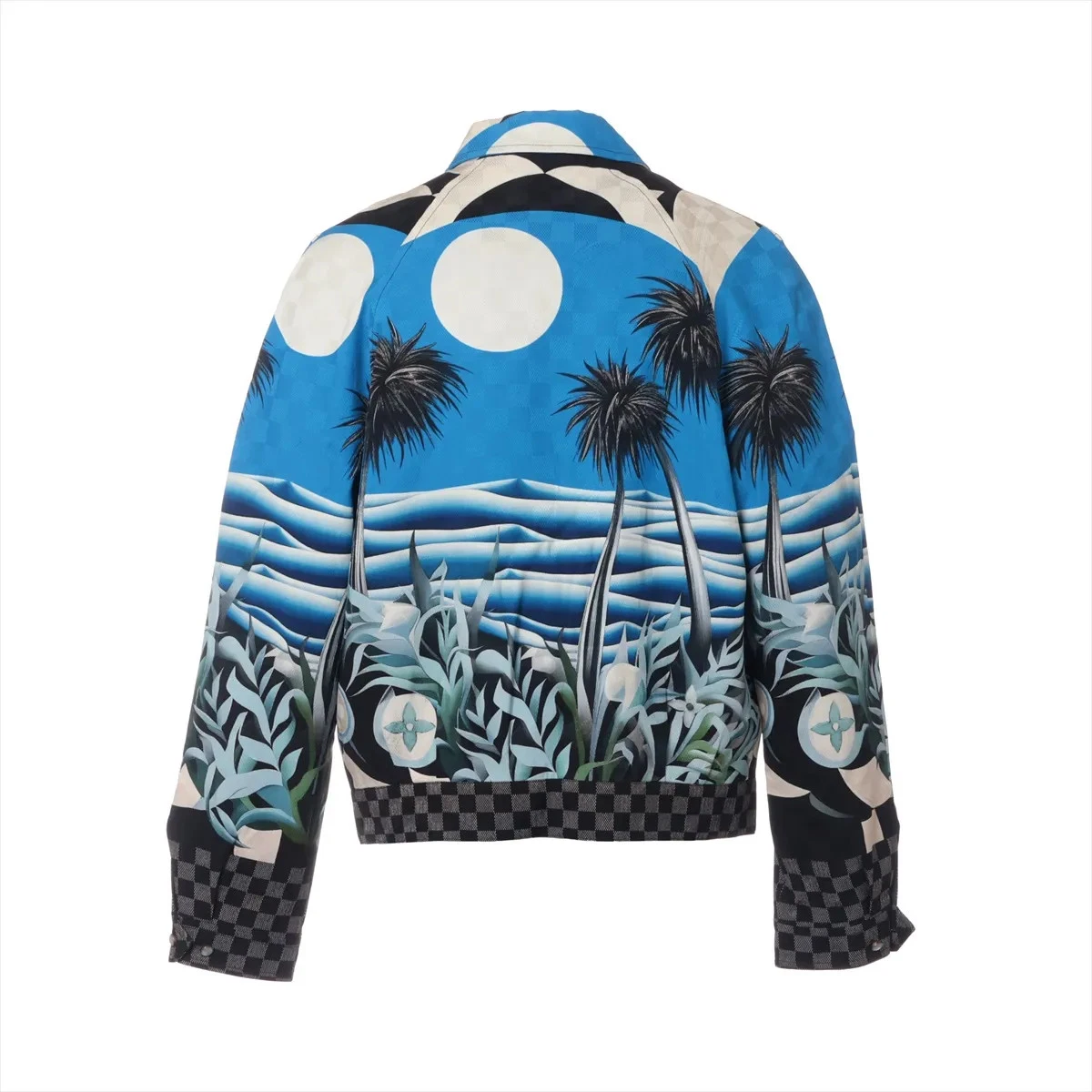 LOUIS VUITTON（LV） Louis Vuitton 24AW Rayon × Giacca di Seta 48 Uomo Multicolore RM242MM Damier