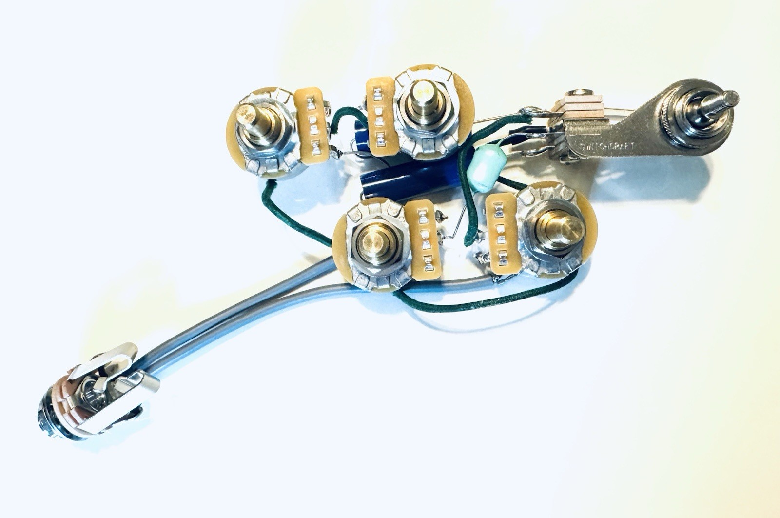 Rickenbacker 4001CS Harness w/SoZo Tone Caps, NOS Seacor .0047 Cap-Stereo Output