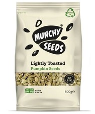 Munchy Seeds Lightly Toasted Pumpkin Seeds - 500g 20.20 per kilo