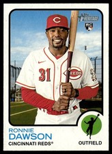 2022 Topps Heritage Ronnie Dawson Rookie Cincinnati Reds #217