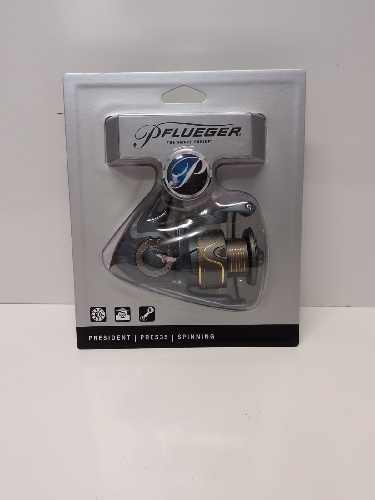 Pflueger President PRESSP35 Spinning Fishing Reel 10 Bearing