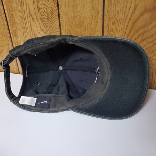 Vintage 90s Nike Air Max Spell Out Sheild Logo Strapback CAP HAT Distressed Used - Picture 5 of 11