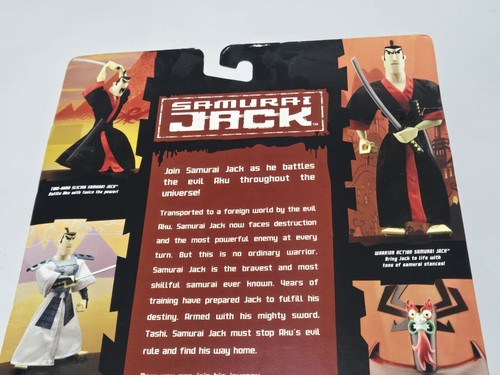 Space Battle Samurai Jack Action Figure Cartoon Network 2001 NEW Factory Sealed - Picture 5 of 8