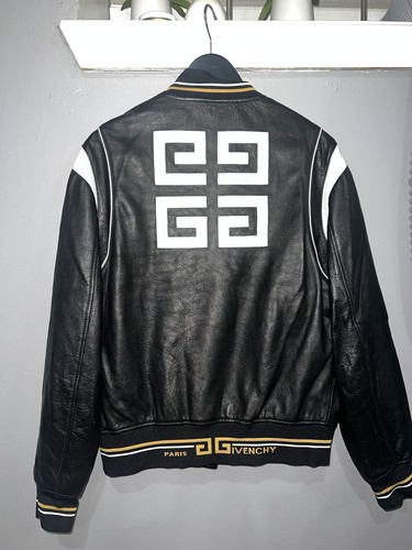 Givenchy Lamb skin Varsity Jacket Size 50