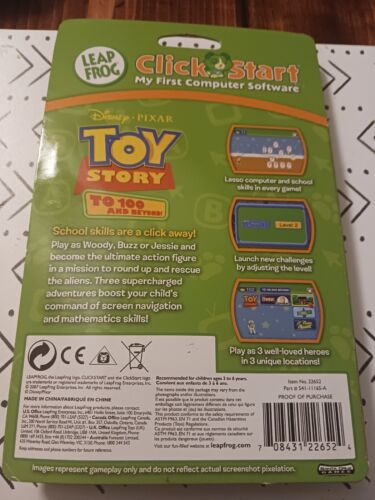Toy Story My First Computer Disney Pixar To 100 & Beyond LeapFrog ClickStart PP - Picture 6 of 8
