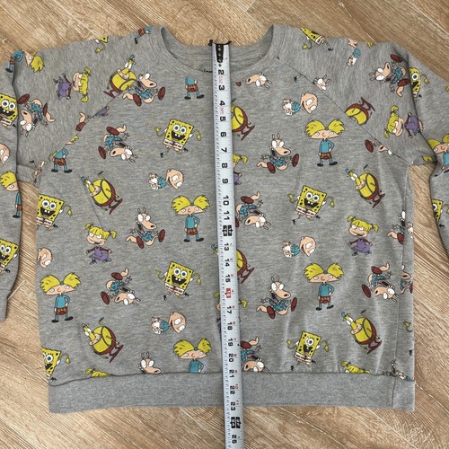 Nickelodeon Sweatshirt Youth 3XL XXXL Rocko's Modern Life, Rugrats, SpongeBob - Picture 3 of 5