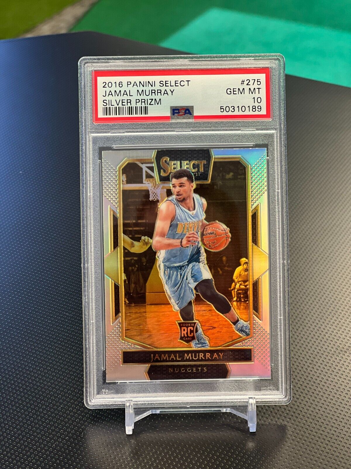 JAMAL MURRAY SELECT SILVER RC PSA 10-