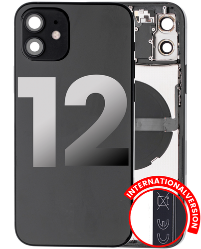 Back Housing W/ Small Components Pre-Installed Compatible For iPhone 12 - 第 1/1 張圖片