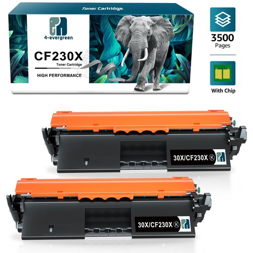2 Pack Toner replacement for HP CF230X LaserJet MFP M227fdw MFP M227fdn M227sdn