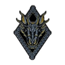 HOUSE OF THE DRAGON HEAD PIN - Officially Licensed Enamel Lapel Pin - 1" x 1.7"