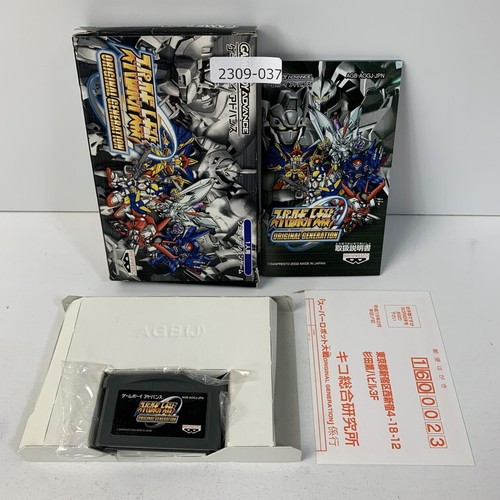 Gameboy Advance Super Robot Taisen ORIGINAL GENERATION Boxed Working ...