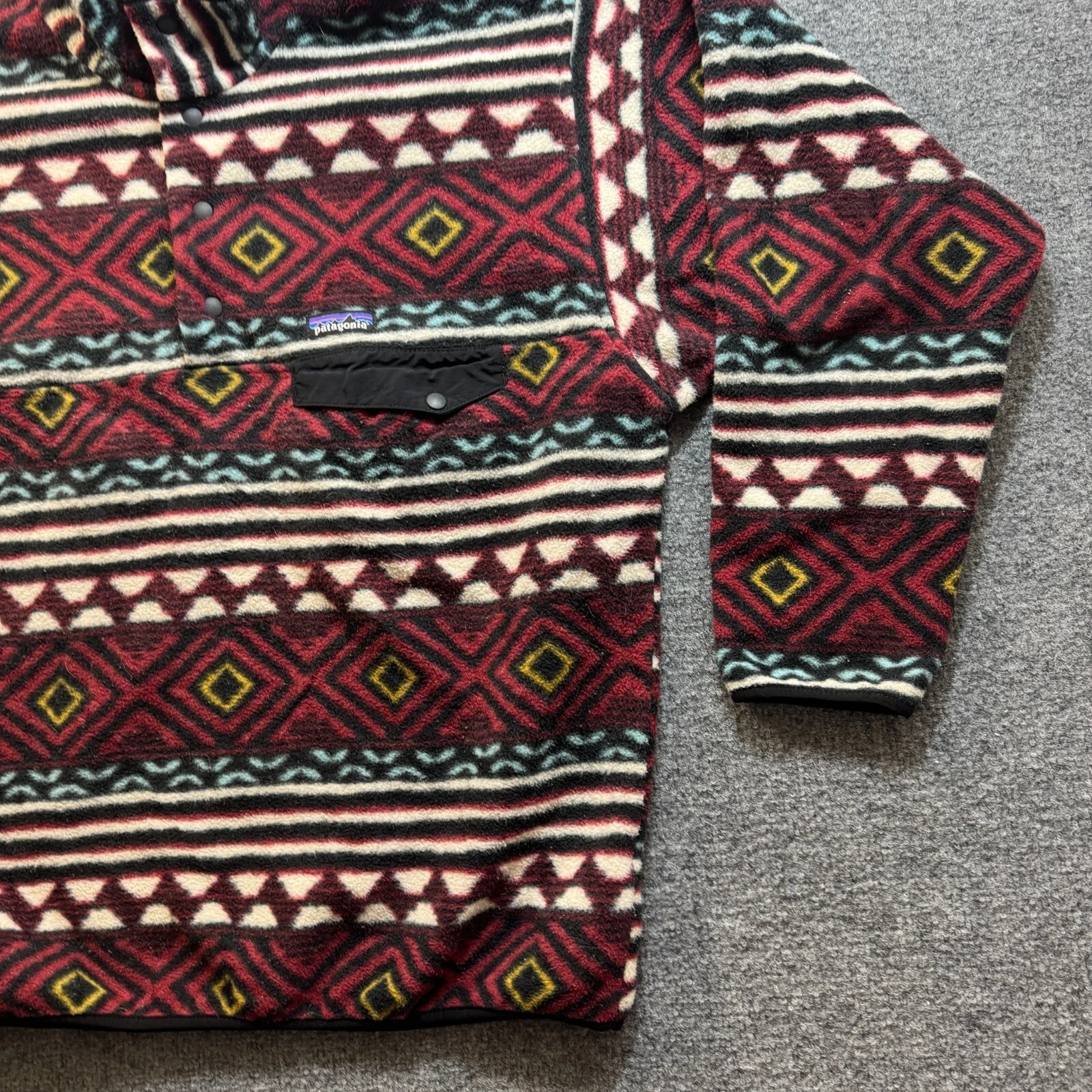 patagonia synchilla snap t fleece aztec saltillo rare sweater