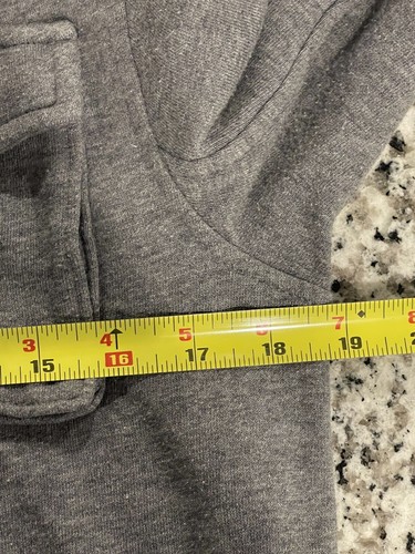 Polo Ralph Lauren Size Large Military Style Boys 1/4 Button Gray Sweater Patch - Picture 6 of 8