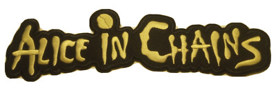 Alice in Chains~Embroidered Patch~LARGE @ 11'' x 3''~Iron or Sew On~