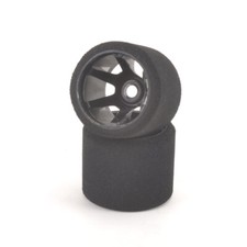 Contact RC JT3-32RT 1/12 Hex Rear Tire T Foam 32Shore - 46mm Black Wheels (2)