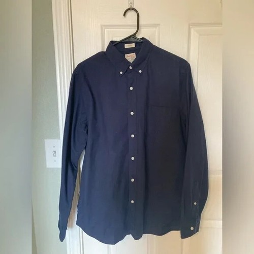 J Crew NAVY Broken-in Organic Cotton Oxford Shirt Classic Fit ~ M/L/XL ~ Neu! - Bild 4 von 5