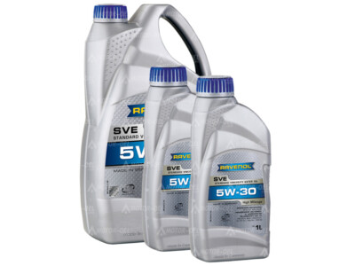 7 (5+2) Liter RAVENOL SVE Standard Viscosity Ester Oil SAE 5W-30