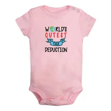 World's Cutest Tax Deduction Funny Bodysuits Baby Rompers Infant Jumpsuits Sets