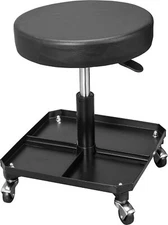 Torin Rolling Pneumatic Creeper Shop Seat for Padded Adjustable Mechanic Stool