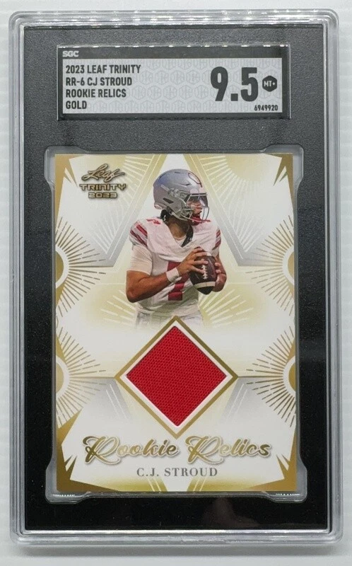 CJ Stroud Leaf Trinity Mega Box Rookie Relics #RR6 Base