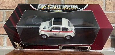 自動車 DIE CAST L FIAT 1963 ABARTH 695SS 1963 Fiat Abarth 695SS 1:18 Die-Cast White Red ROAD SIGNATURE
