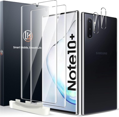 4er Pack Displayschutzfolie für Samsung Galaxy Note 10 Plus und Note 10+ 5G, 2 Stück HD