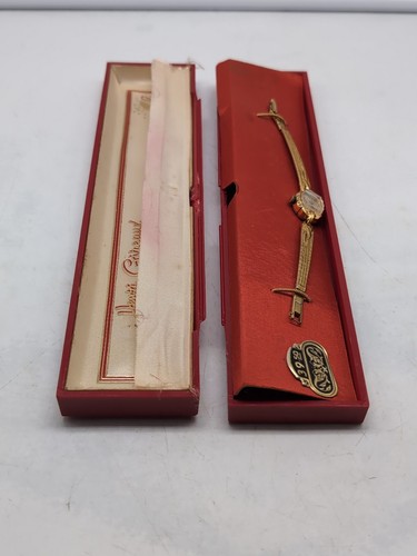 Henri Gireaux Uhr 17 Juwelen Goldton Prospekt Japan - Bild 14 von 15