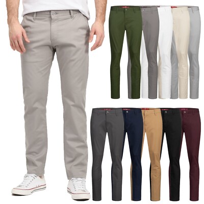 Chino Hose Herren Rock Creek Herren Chinohose Basic Hosen Regular Fit RC-2440