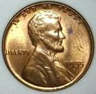 1955-D 1C Lincoln Wheat Cent BU 21lw0613