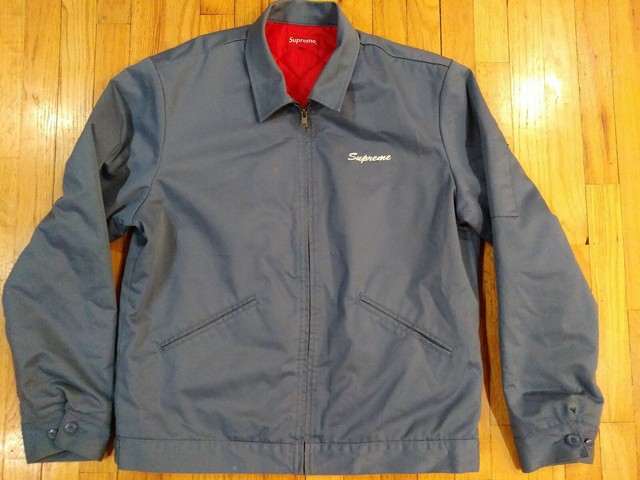 supreme akira work jacket black