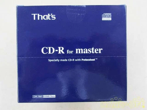 That’s Taiyo Yuden CD CDR-74MY10P CD-R For Master 74min in Made in Japan Audio